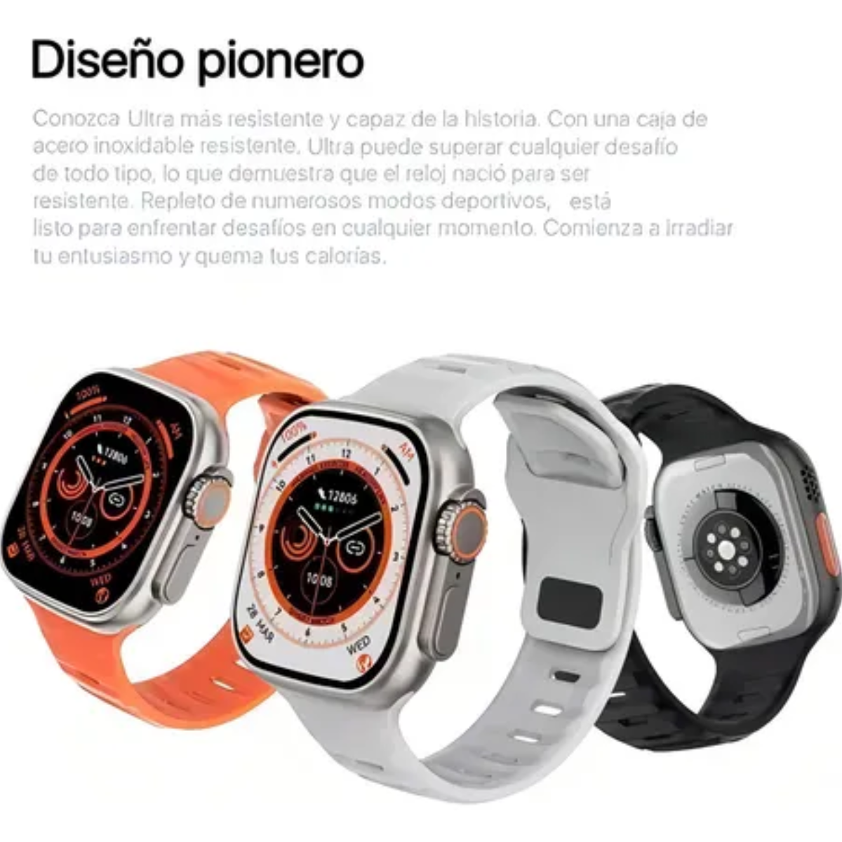 Miniatura 2 de Smartwatch Genérica Serie 8 t800 Ultra